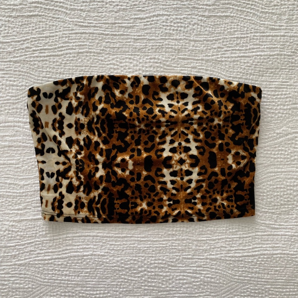 Cheetah Print Tube Top